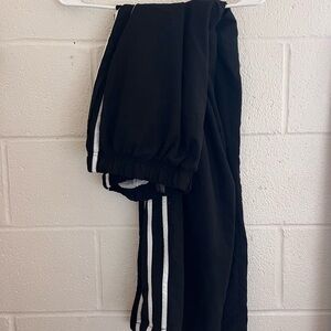 Three Hearts Black and White Mesh Pants